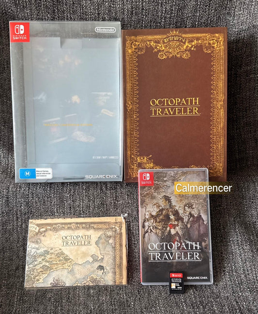 Octopath Traveller Collectors Edition in excellent condition Switch Game  - Nintendo