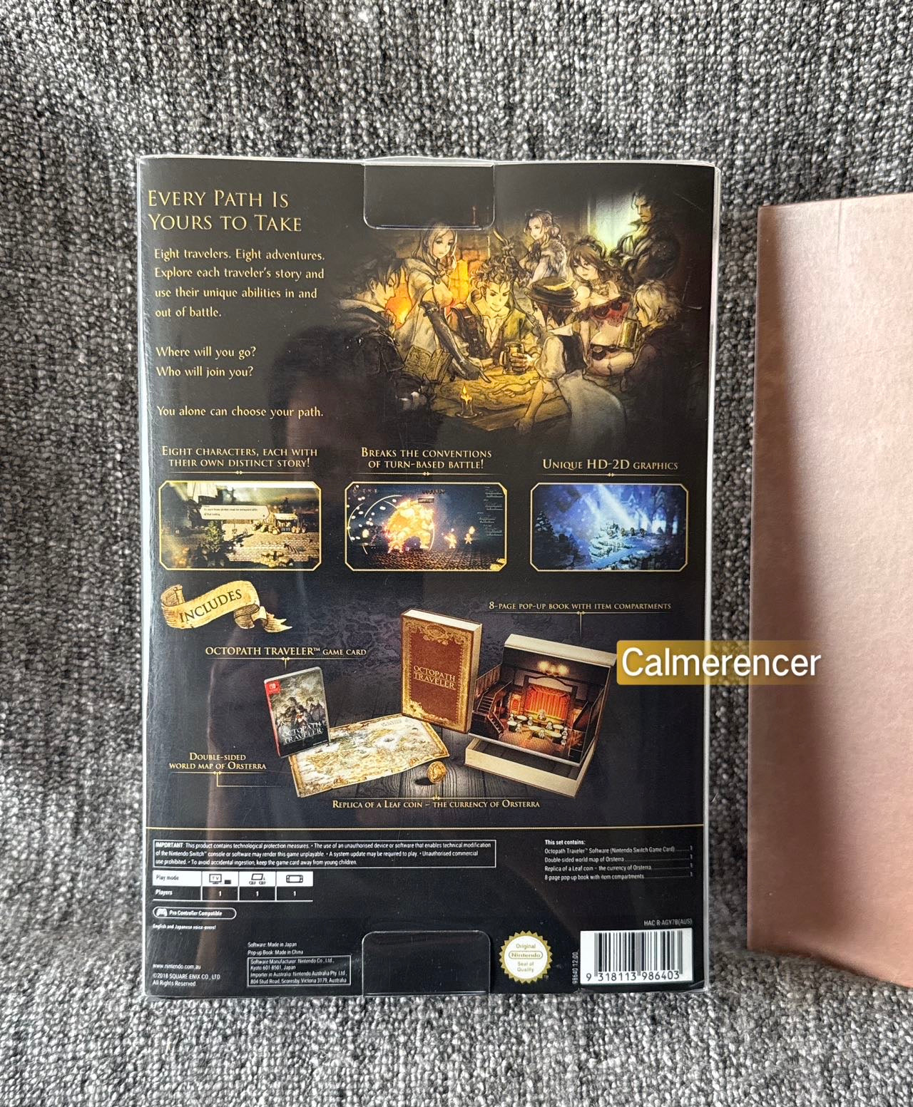 Octopath Traveller Collectors Edition in excellent condition Switch Game  - Nintendo