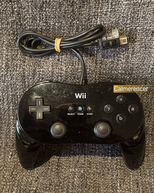 Genuine Nintendo classic pro black controller