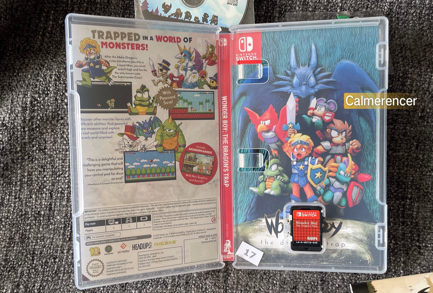 Wonderboy 3 The Dragons Trap Game - Nintendo Switch