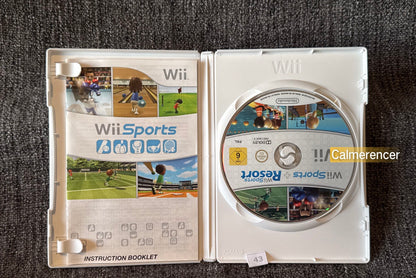 Wii Sports Resort + Wii Sports Combo Pack - Nintendo Wii game