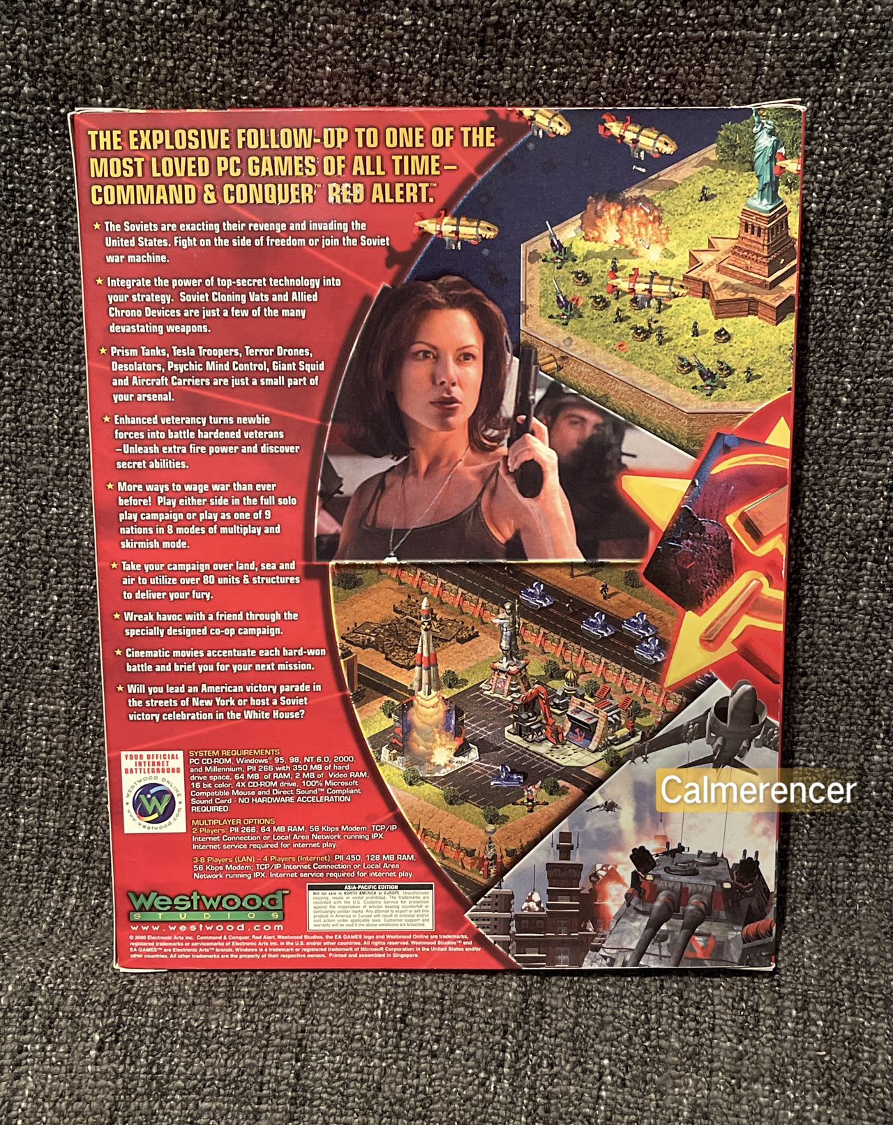 Command And Conquer Red Alert 2 Game - PC - CD ROM - Big Box