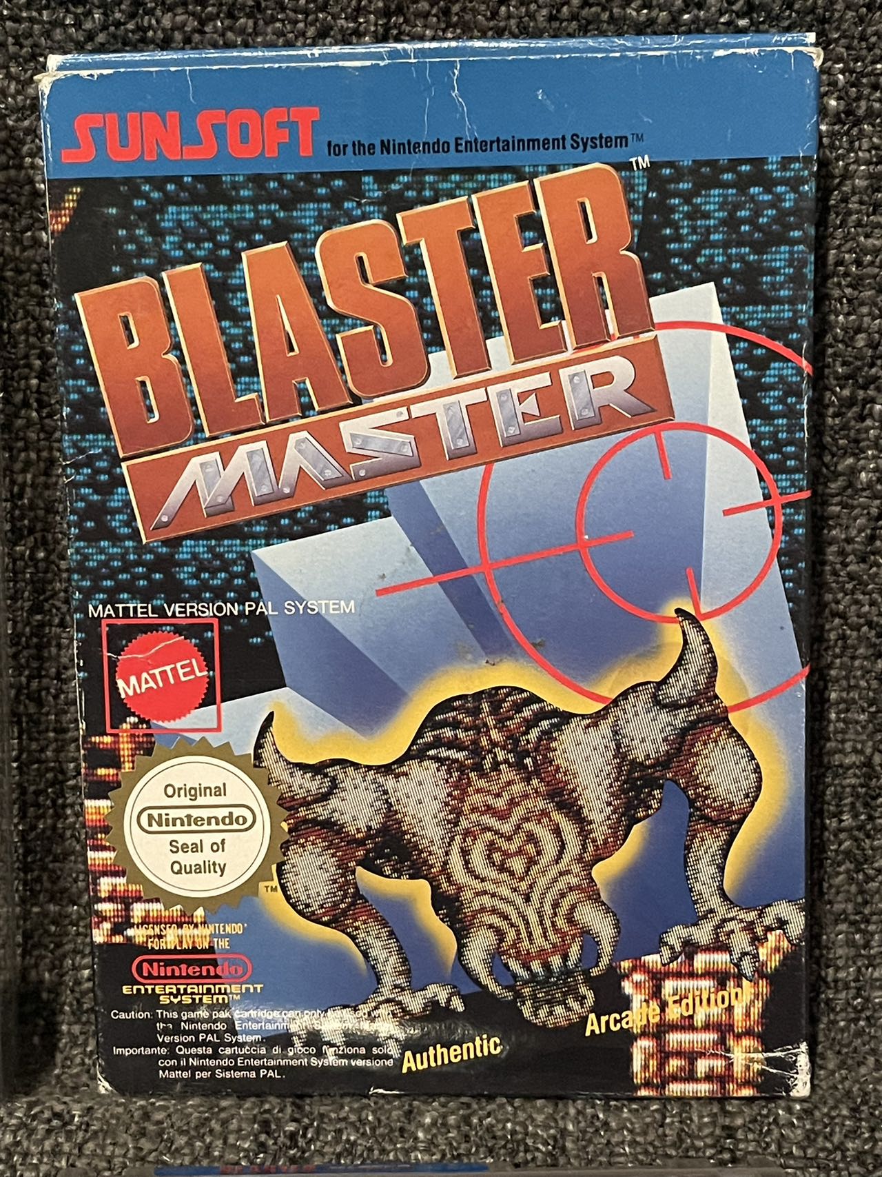 Blaster Master Game - Nes - Nintendo / Entertainment System - Pal Version