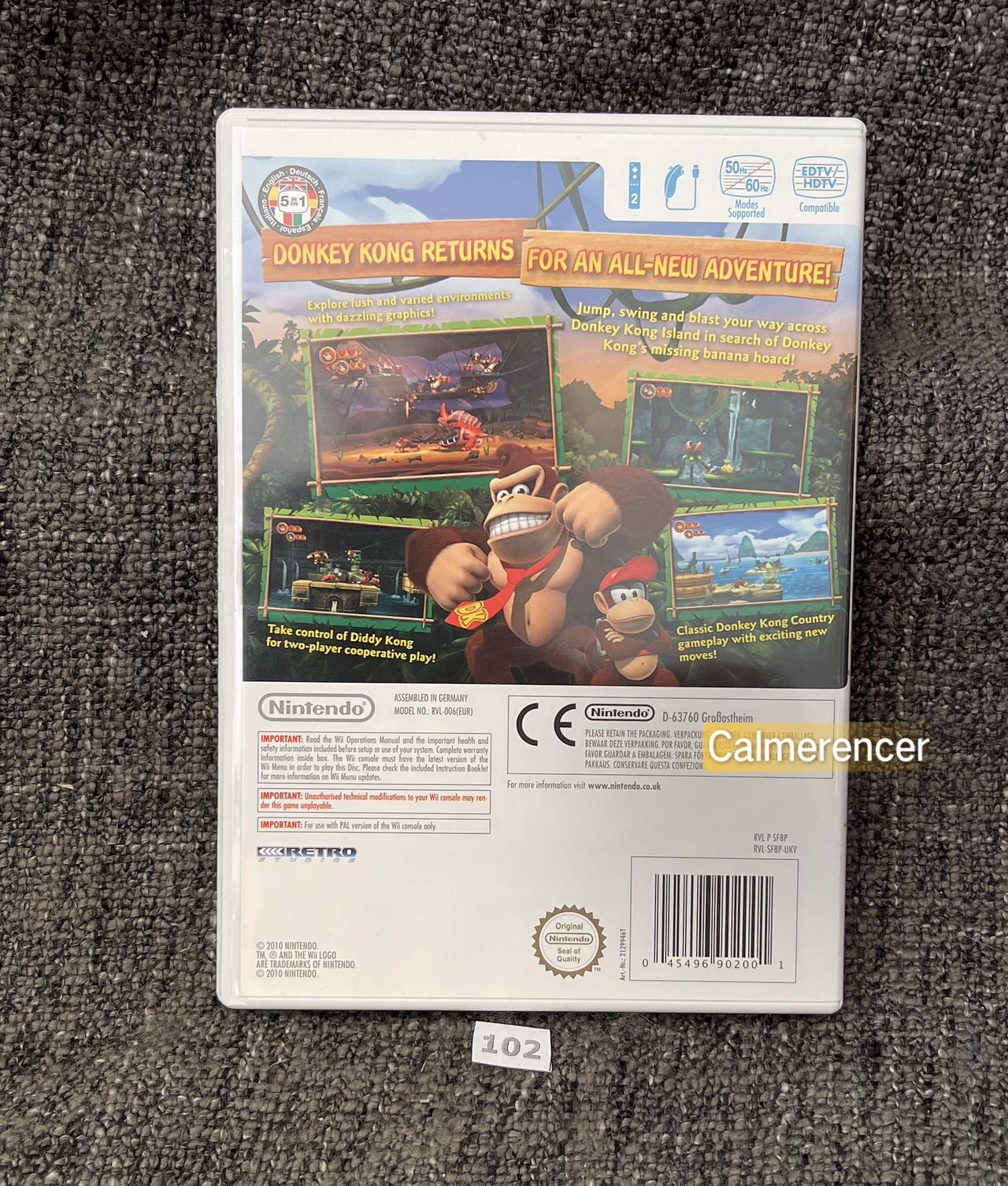 Donkey Kong Country Returns - Nintendo Wii game