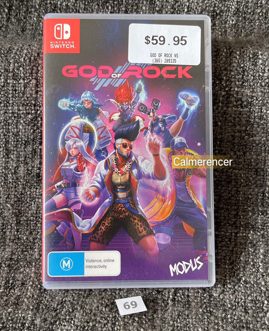 God Of Rock Game - Nintendo Switch