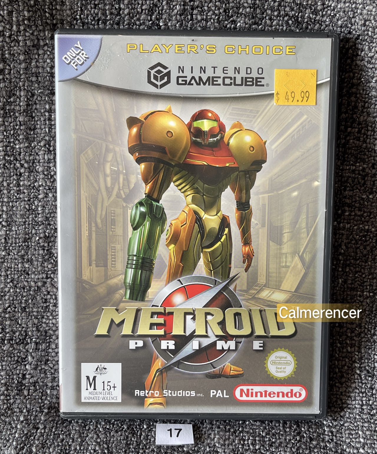 Metroid Prime Game - Nintendo Gamecube - Pal Version