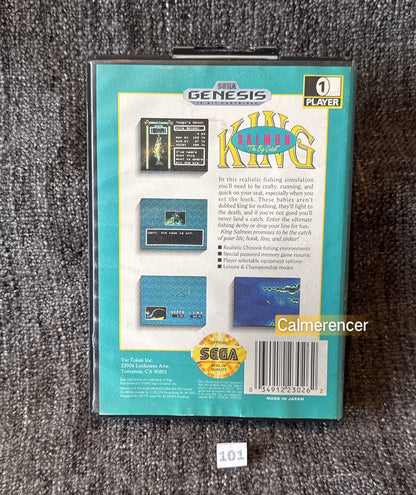 King Salmon The Big Catch Game - Sega Genesis/Mega Drive