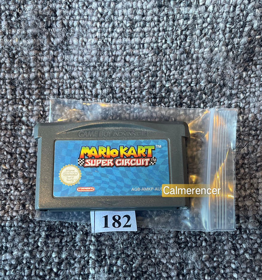 Mario Kart Super Circuit Game -Nintendo Gameboy Advance Cart GBA - Pal Version