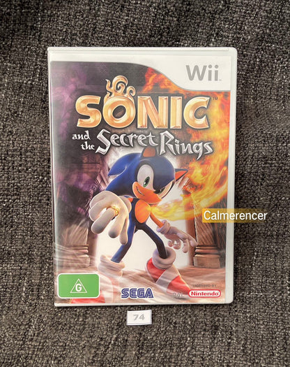 Sonic And The Secret Rings - Nintendo Wii game