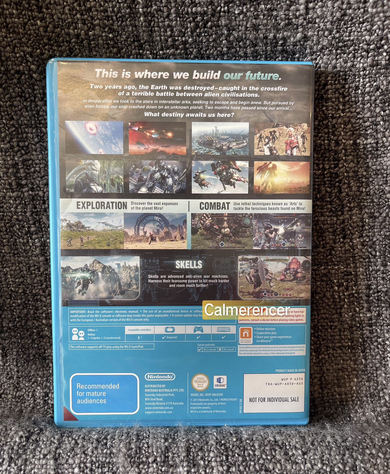 Xenoblade Chronicles X Limited Edition box set Like new - Nintendo Wii U Game