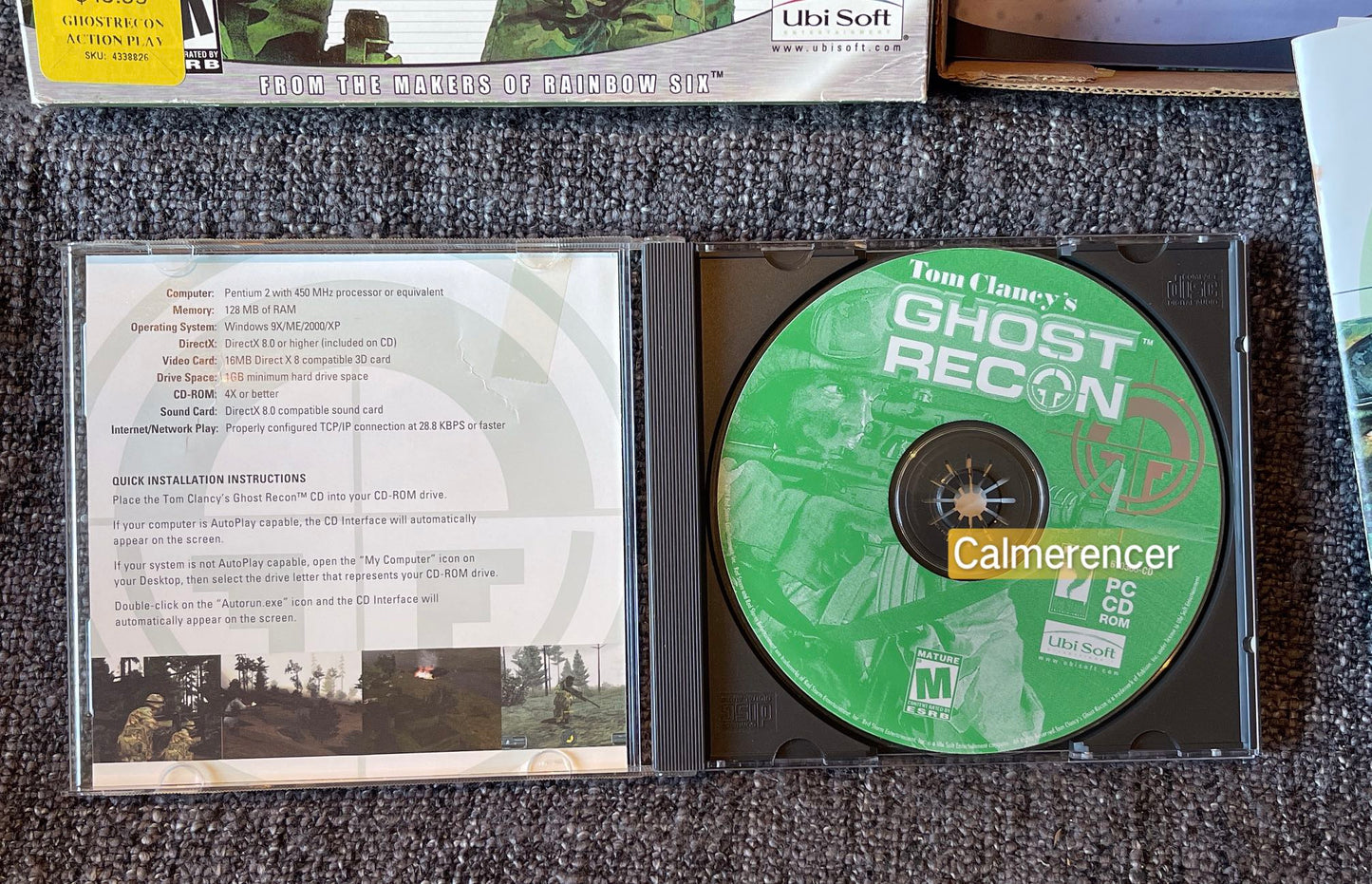 Tom Clancy's Ghost Recon Game - PC - CD ROM - Big Box