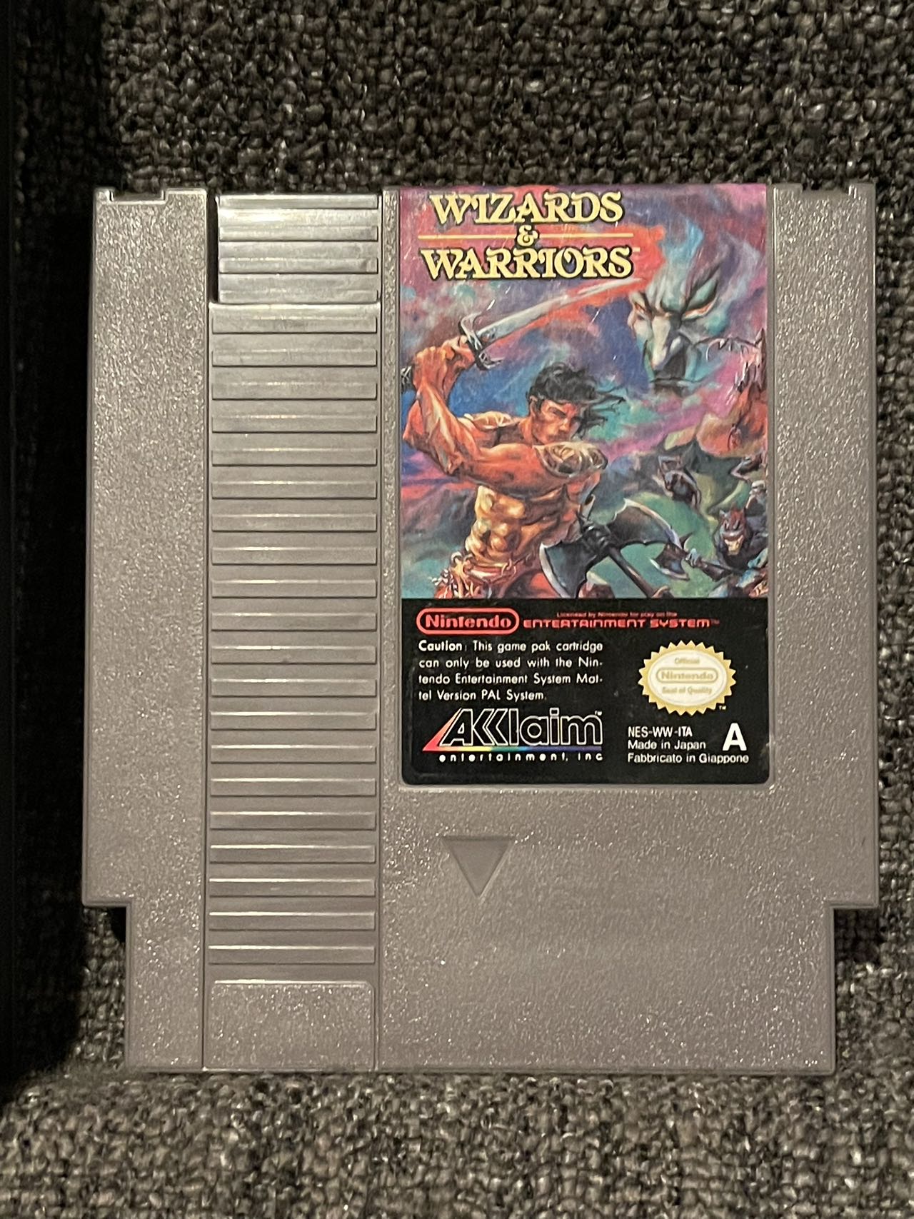 Wizards & Warriors Game - Nes - Nintendo / Entertainment System - Pal Version