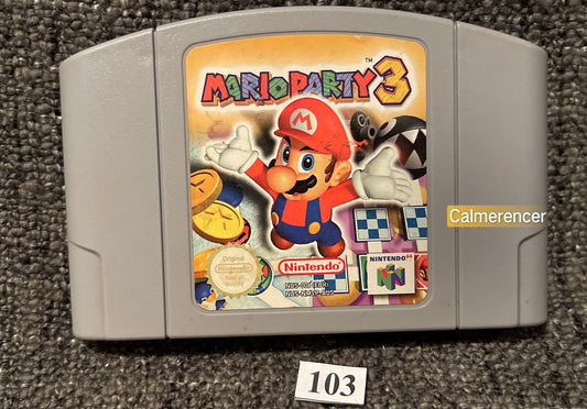 Mario Party 3 - Nintendo 64 / N64 - Pal Version