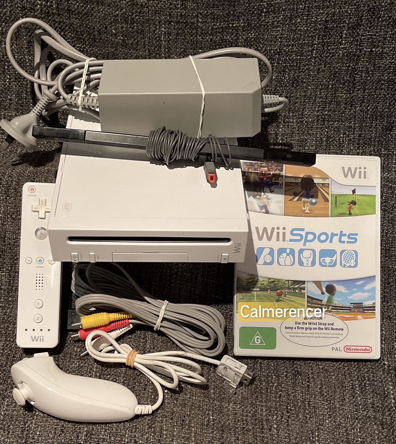 Nintendo Wii Console with Accessories in used condition - Pal Version