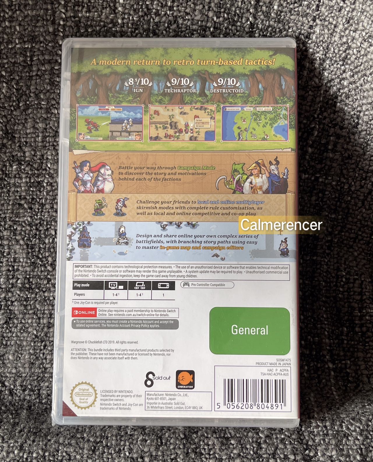 Brand New & Sealed Wargroove  Game - Nintendo Switch