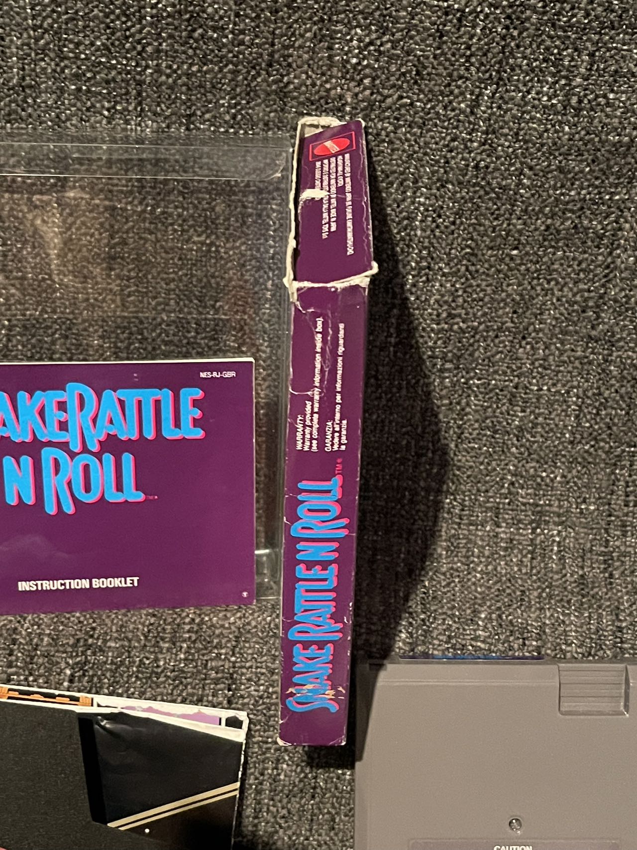 Snake Rattle N Roll Game Boxed- Nes - Nintendo / Entertainment System - Pal Version