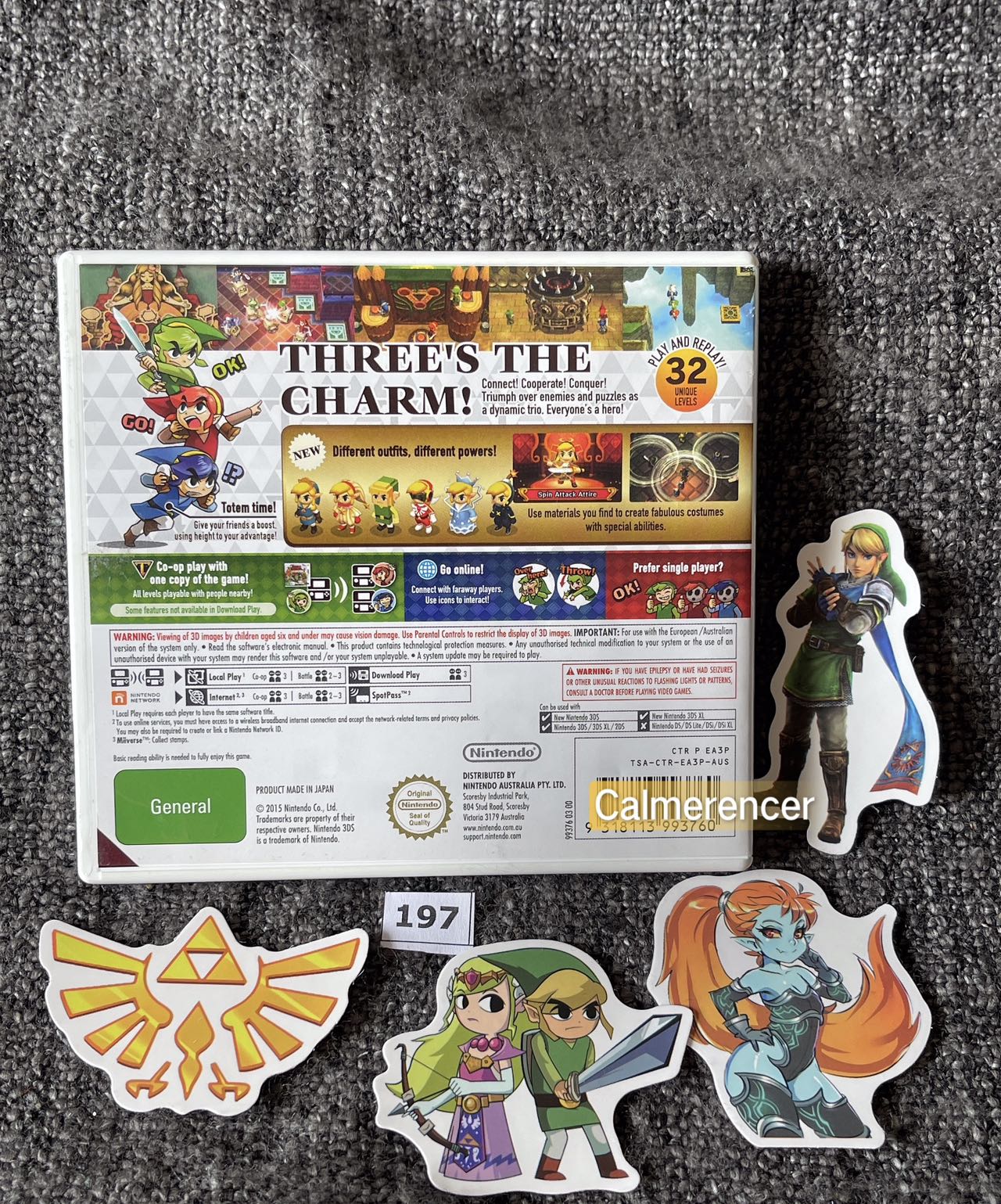 Zelda Tri Force Heroes Game Nintendo 3DS