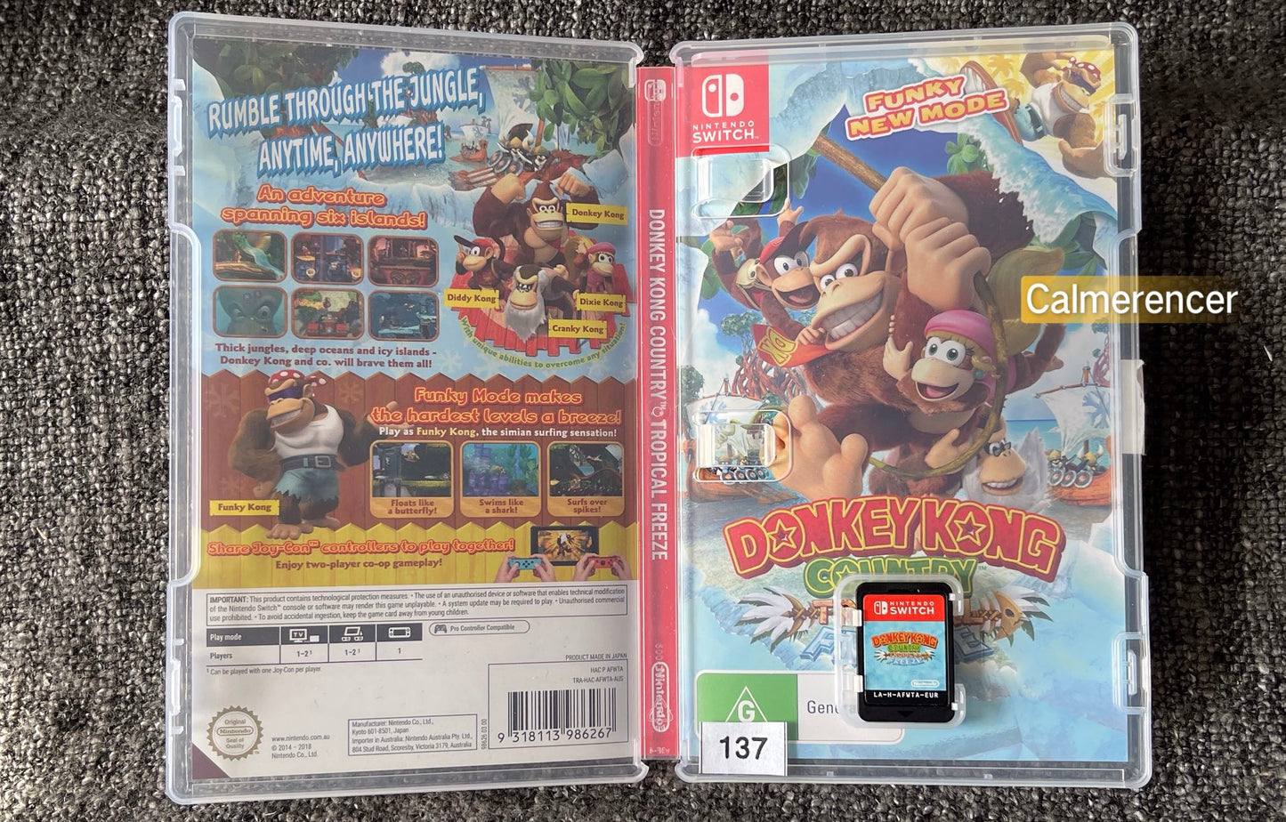 Donkey Kong Country Tropical Freeze Game - Nintendo Switch