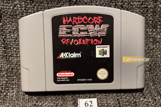 Hardcore ECW Revolution Wrestling - Nintendo 64 / N64 - Pal Version