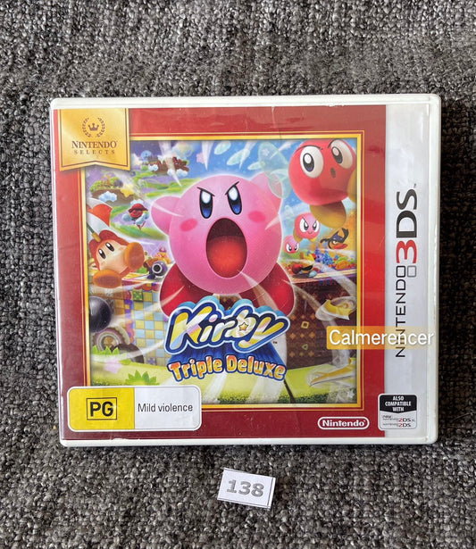 Kirby Triple Deluxe Game Nintendo 3DS