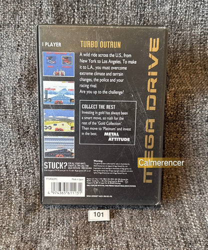 Turbo Outrun Gold Collection Game - Sega Mega Drive