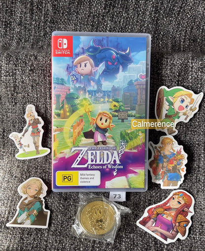 Brand New & Unused - The Legend Of Zelda Echoes Of Wisdom Game + Limited Edition Zelda Coin - Nintendo Switch