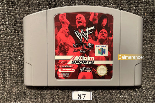 WWF Attitude - Nintendo 64 / N64 - Pal Version