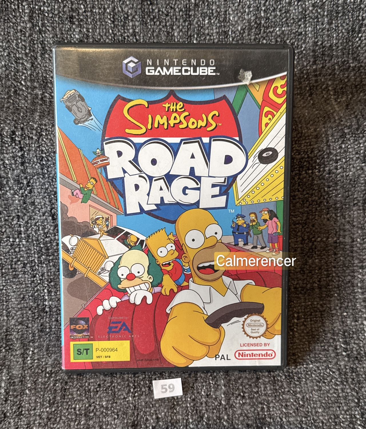 The Simpons Road Rage Game - Nintendo Gamecube - Pal Version