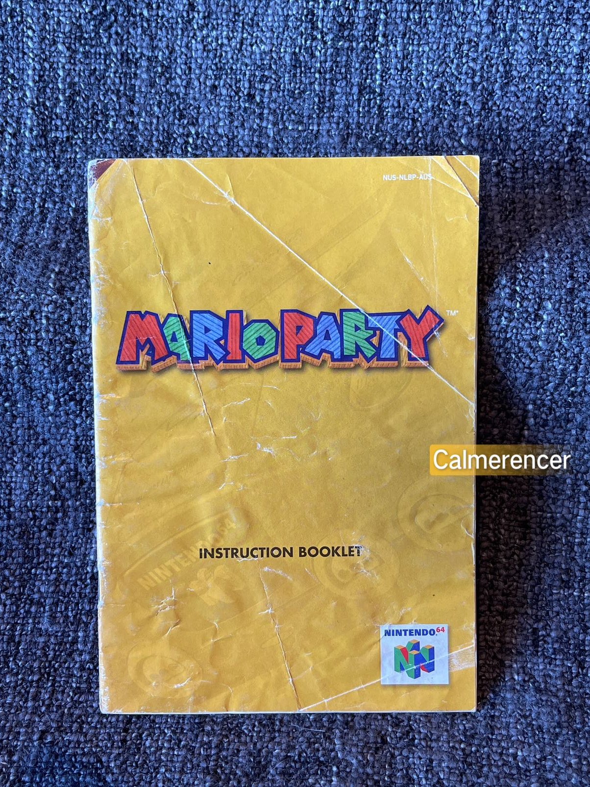 Mario Party Manual / Instruction Book Only - Nintendo 64 / N64 Pal Version