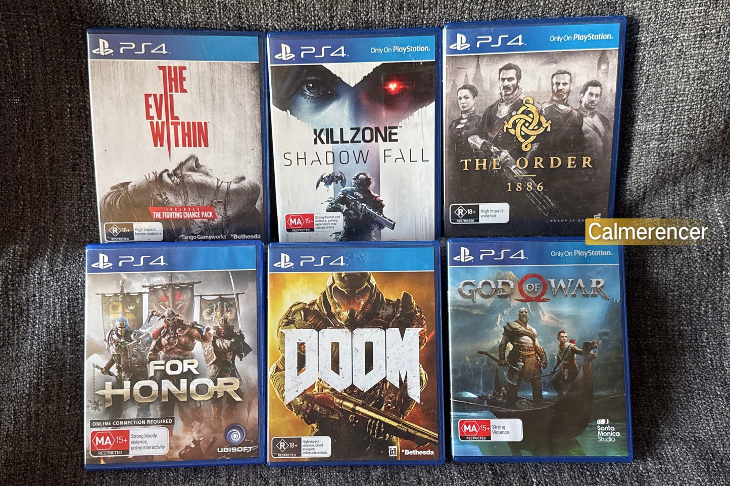 6x Game Bundle Sony Playstation 4 (PS4)