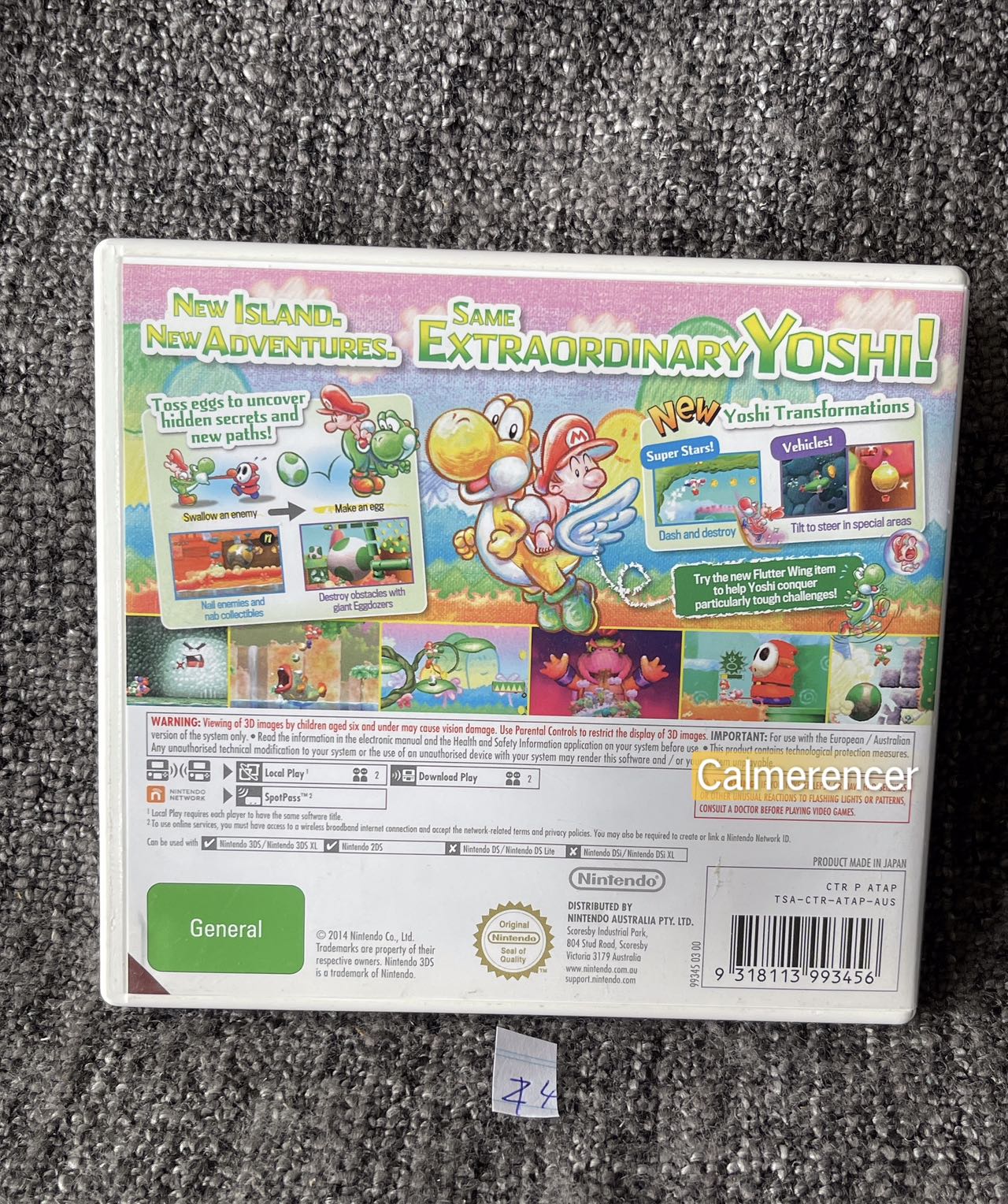 Yoshi's New Island Game Nintendo 3DS