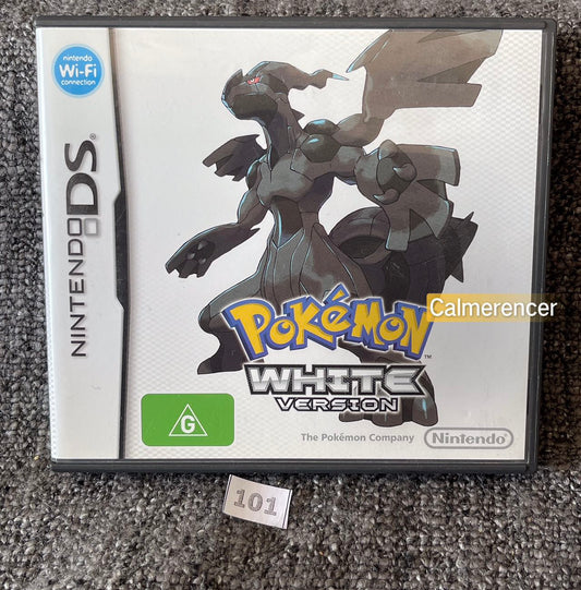 Pokemon White Version Game Nintendo DS - Pal