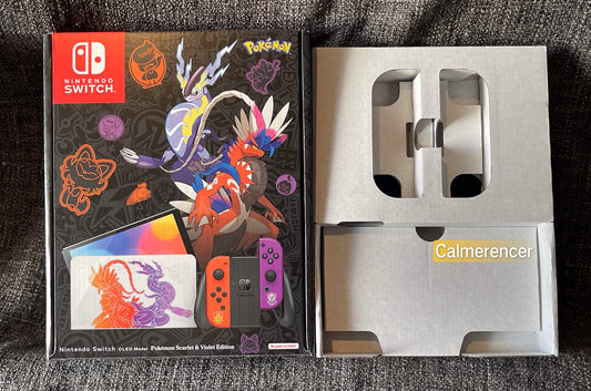 Nintendo Switch Oled Pokemon edition Box and Insert ONLY - No contents