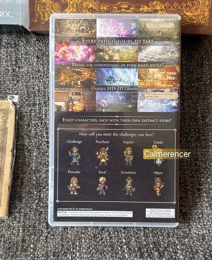 Octopath Traveller Collectors Edition in excellent condition Switch Game  - Nintendo