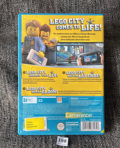 City Under Cover Lego - Nintendo Wii U Game