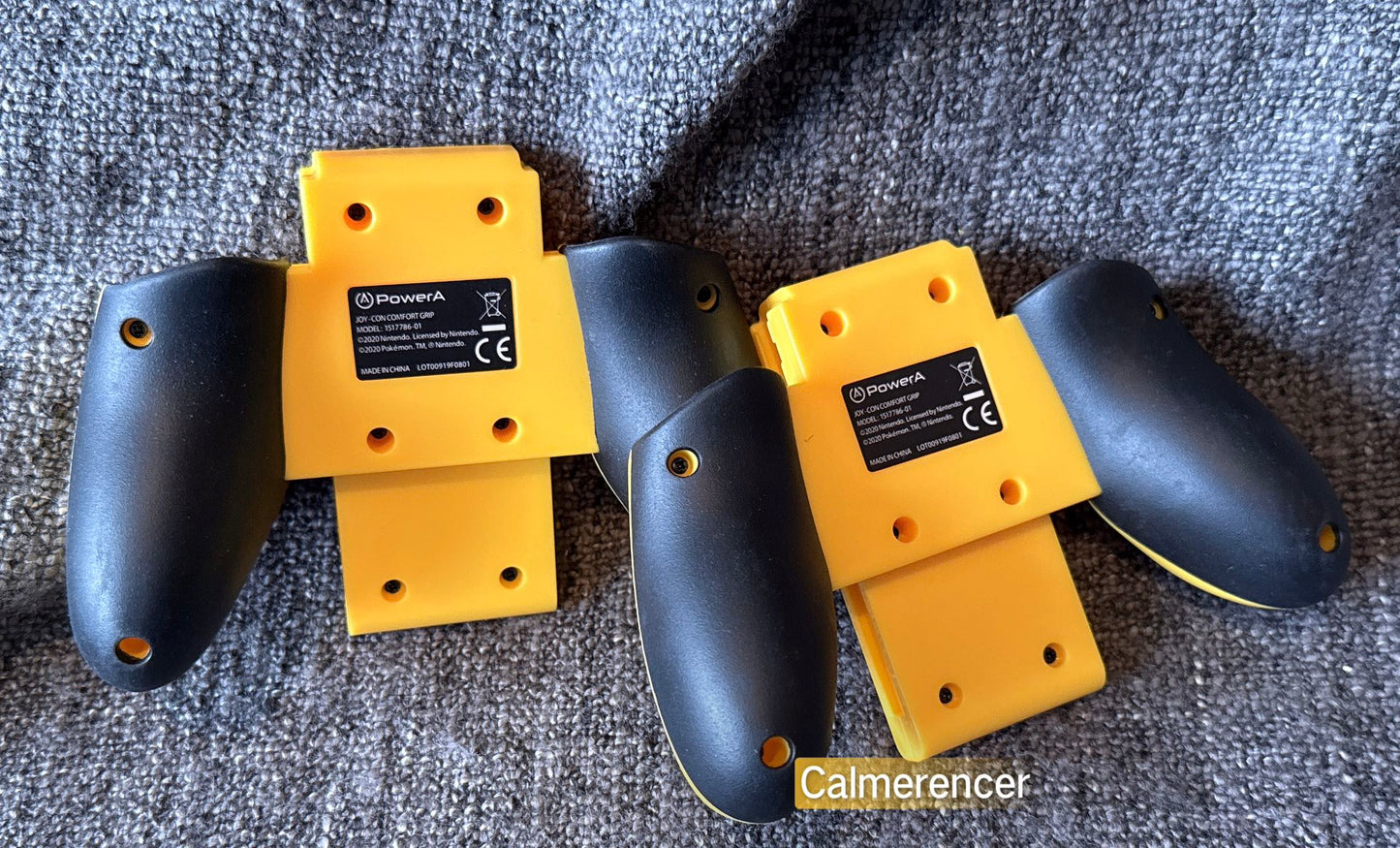 2x Pikachu Power A Joycon holders for Nintendo Switch