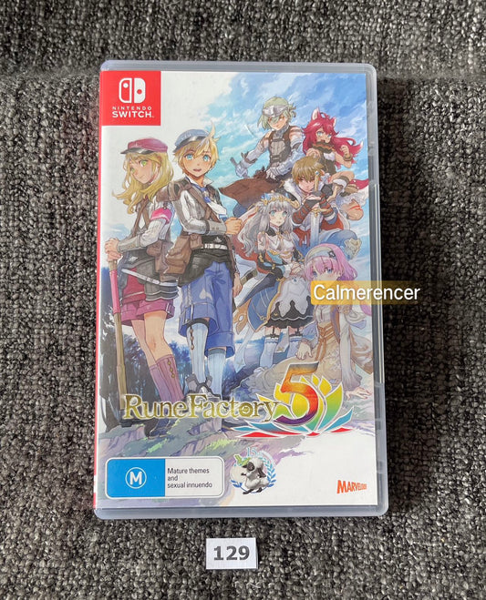 Brand new and unused Rune Factory 5 Game - Nintendo Switch