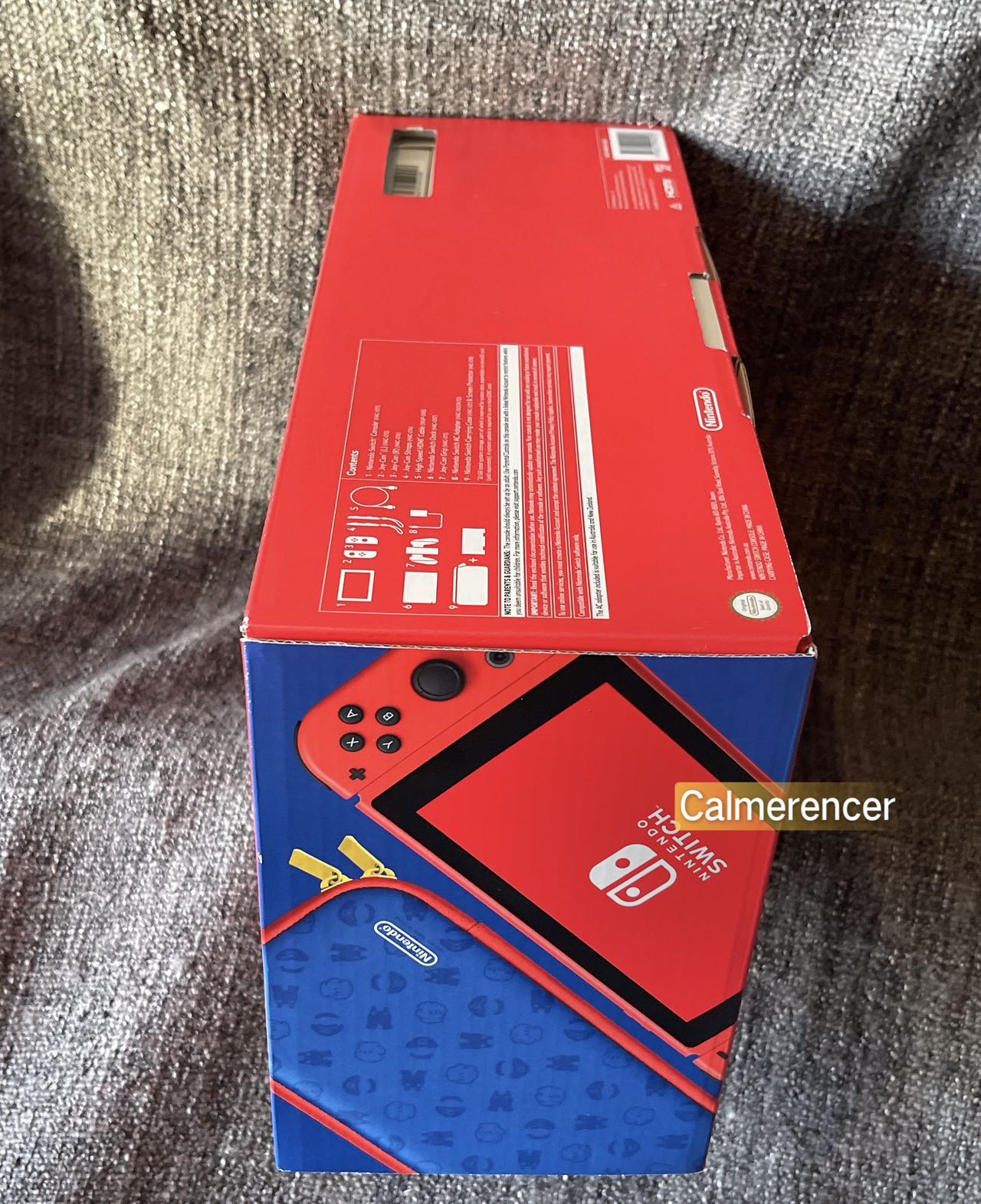 Mario Red And Blue Nintendo Switch Limited Edition Console Boxed - Like new