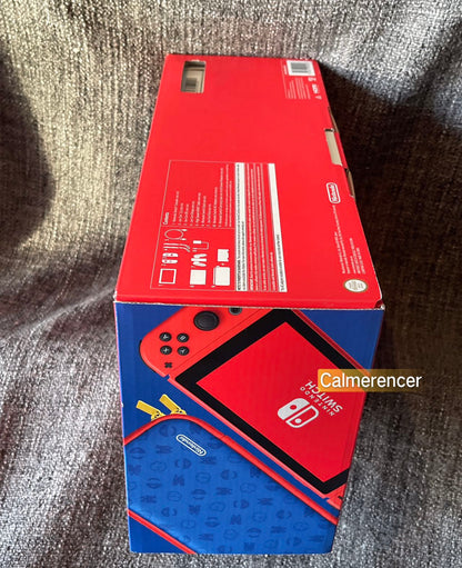 Mario Red And Blue Nintendo Switch Limited Edition Console Boxed - Like new