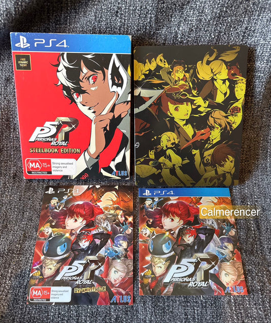 P5S Persona 5 Royal Steel Book Edition  Sony Playstation 4 (PS4) Game