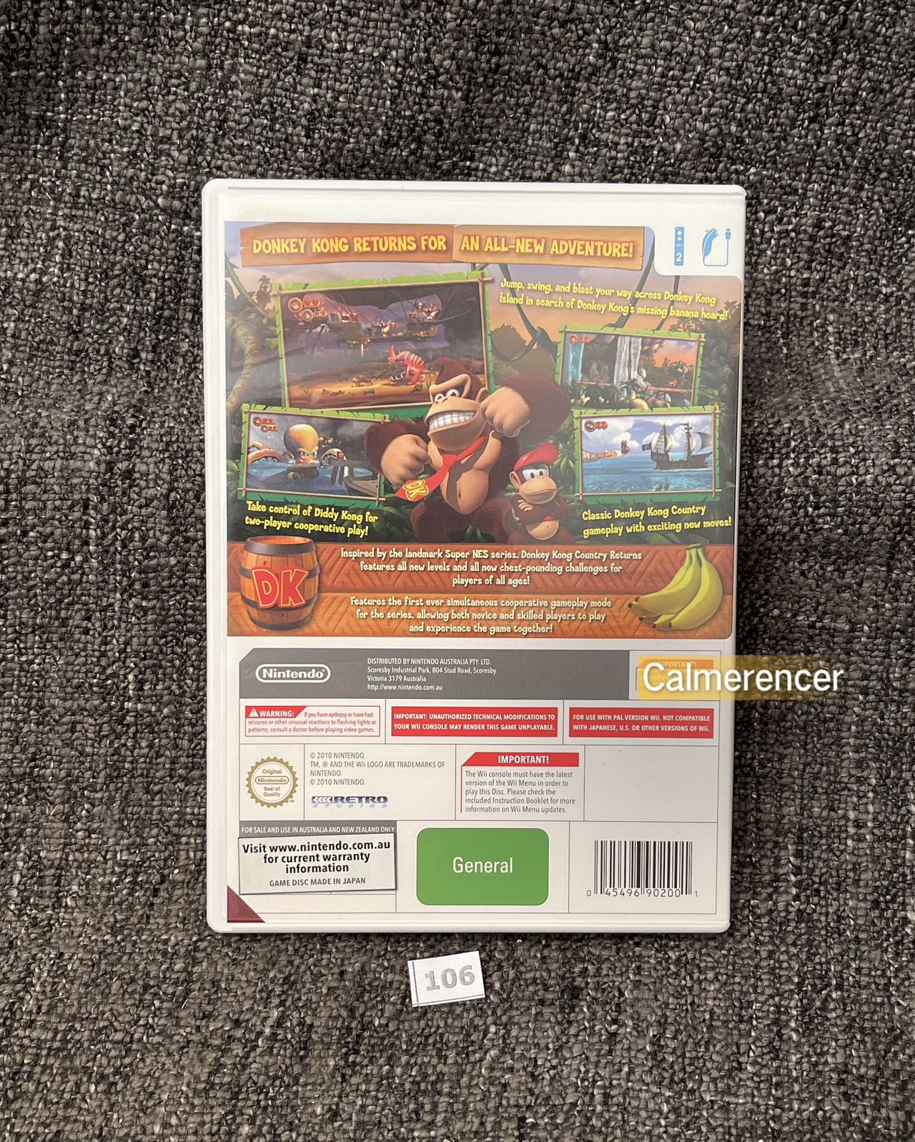 Donkey Kong Country Returns - Nintendo Wii game