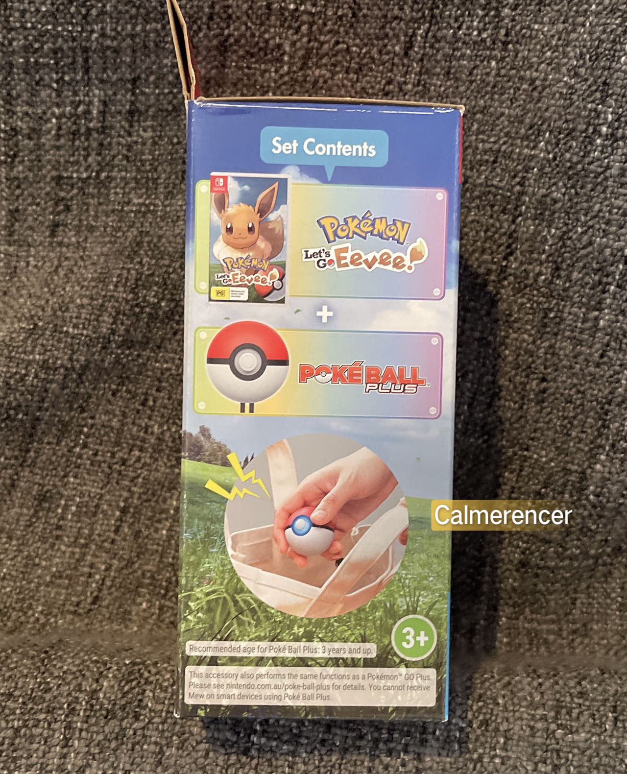 Pokemon Lets Go Eevee! + Poke Ball Plus With Mew Boxed Complete With Sealed Game Limited Edition Switch Game  - Nintendo (Copy)