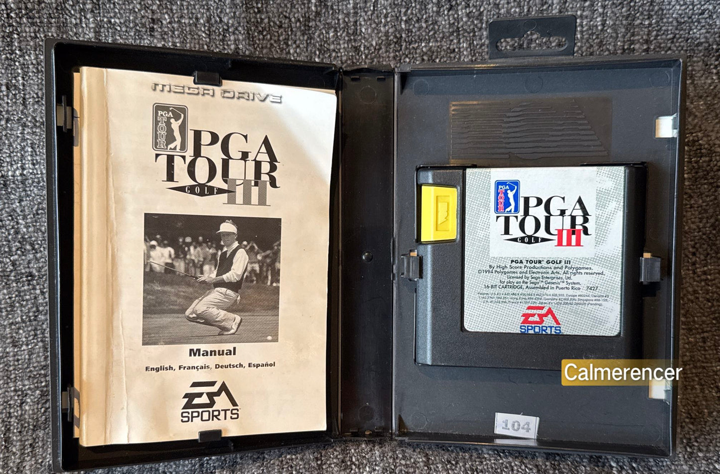 PGA Tour lll 3 Game - Sega Mega Drive