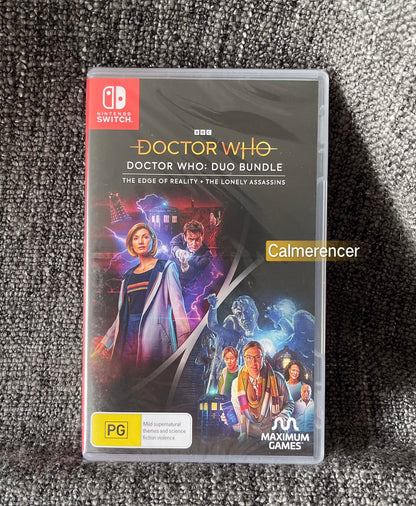 Brand new & Sealed Doctor Who: The Edge of Reality + The Lonely Assassins Game - Nintendo Switch