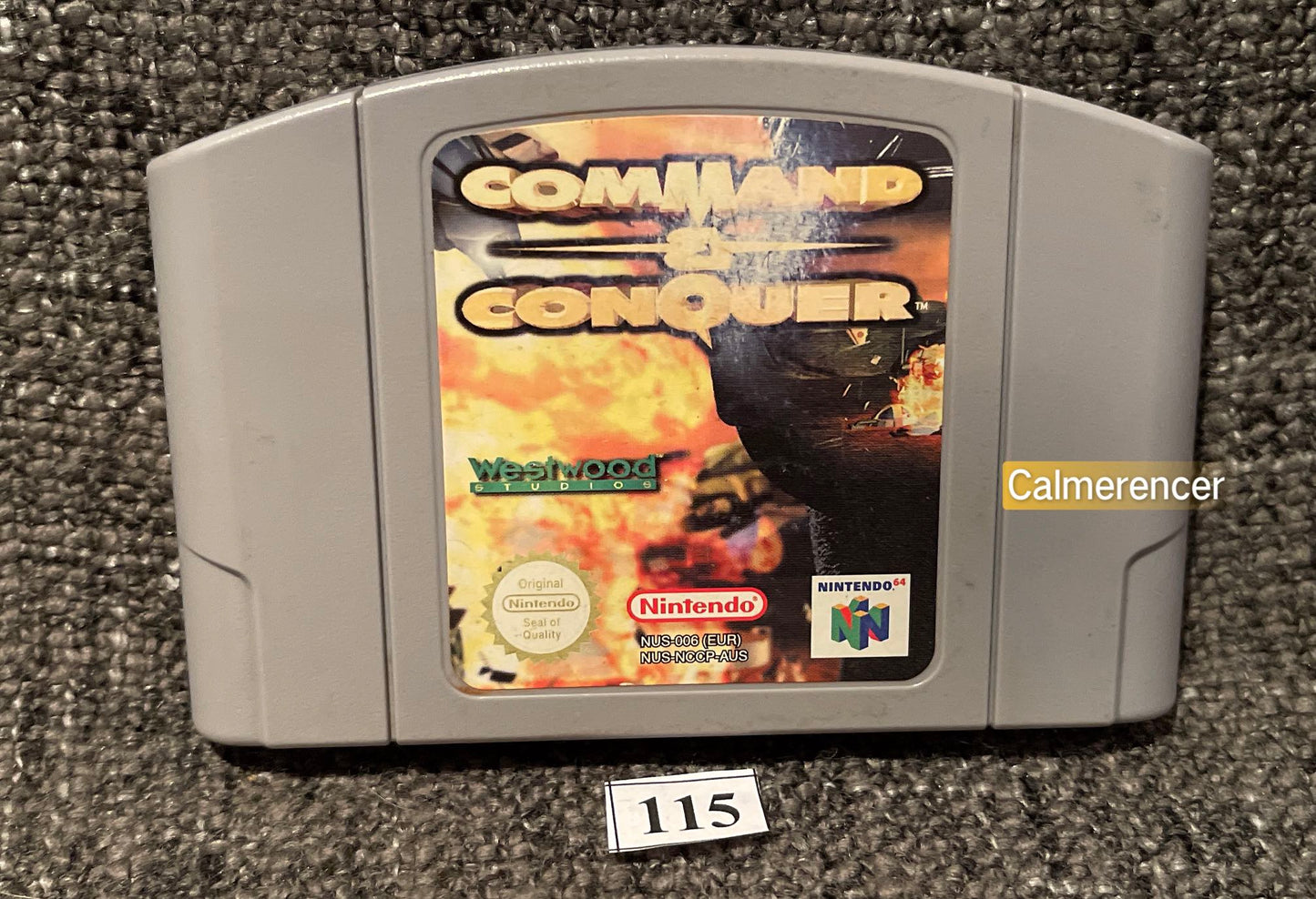 Command & Conquer Game - Nintendo 64 / N64 - Pal Version