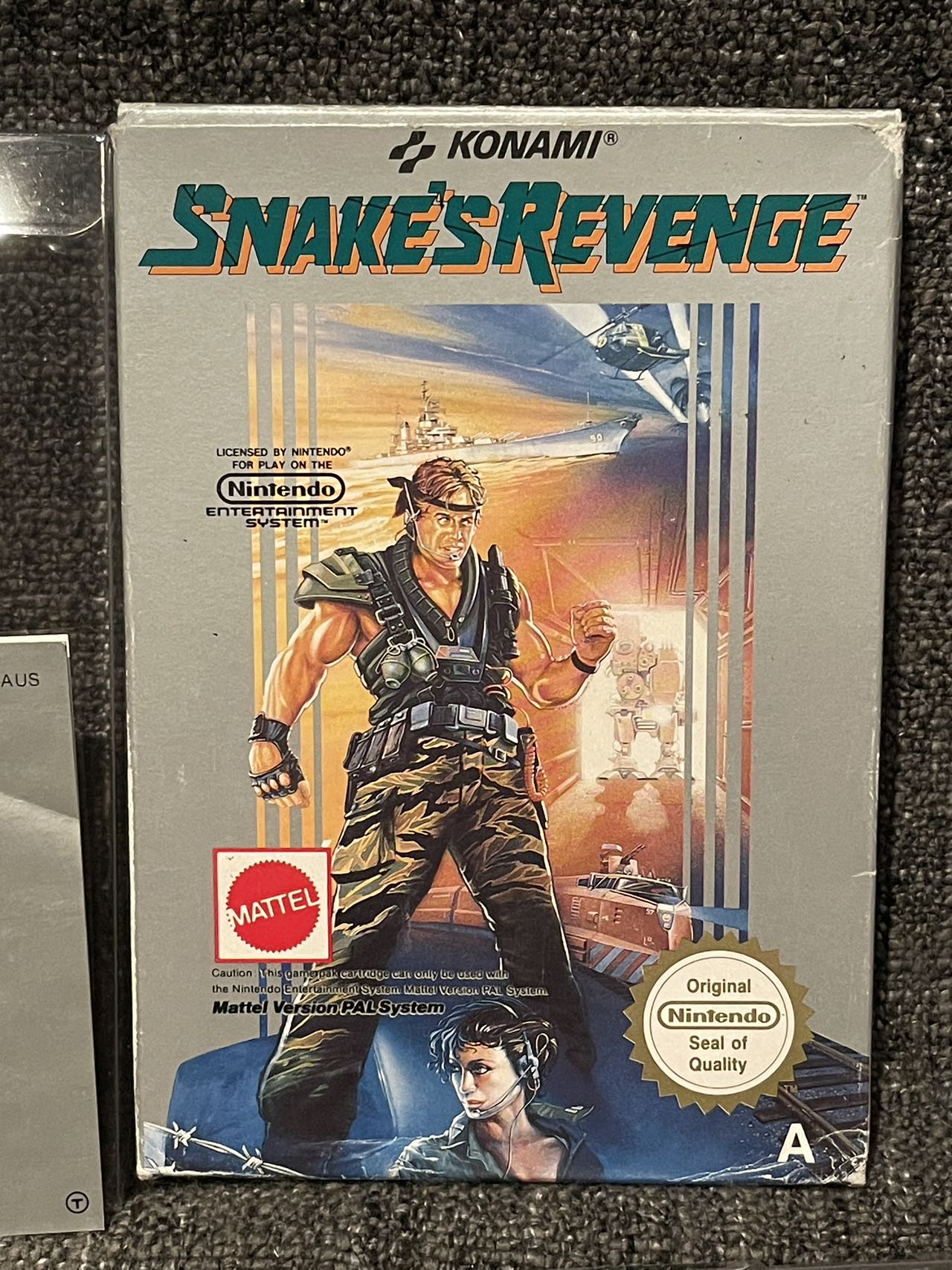 Snakes Revenge Game - Nes - Nintendo / Entertainment System - Pal Version