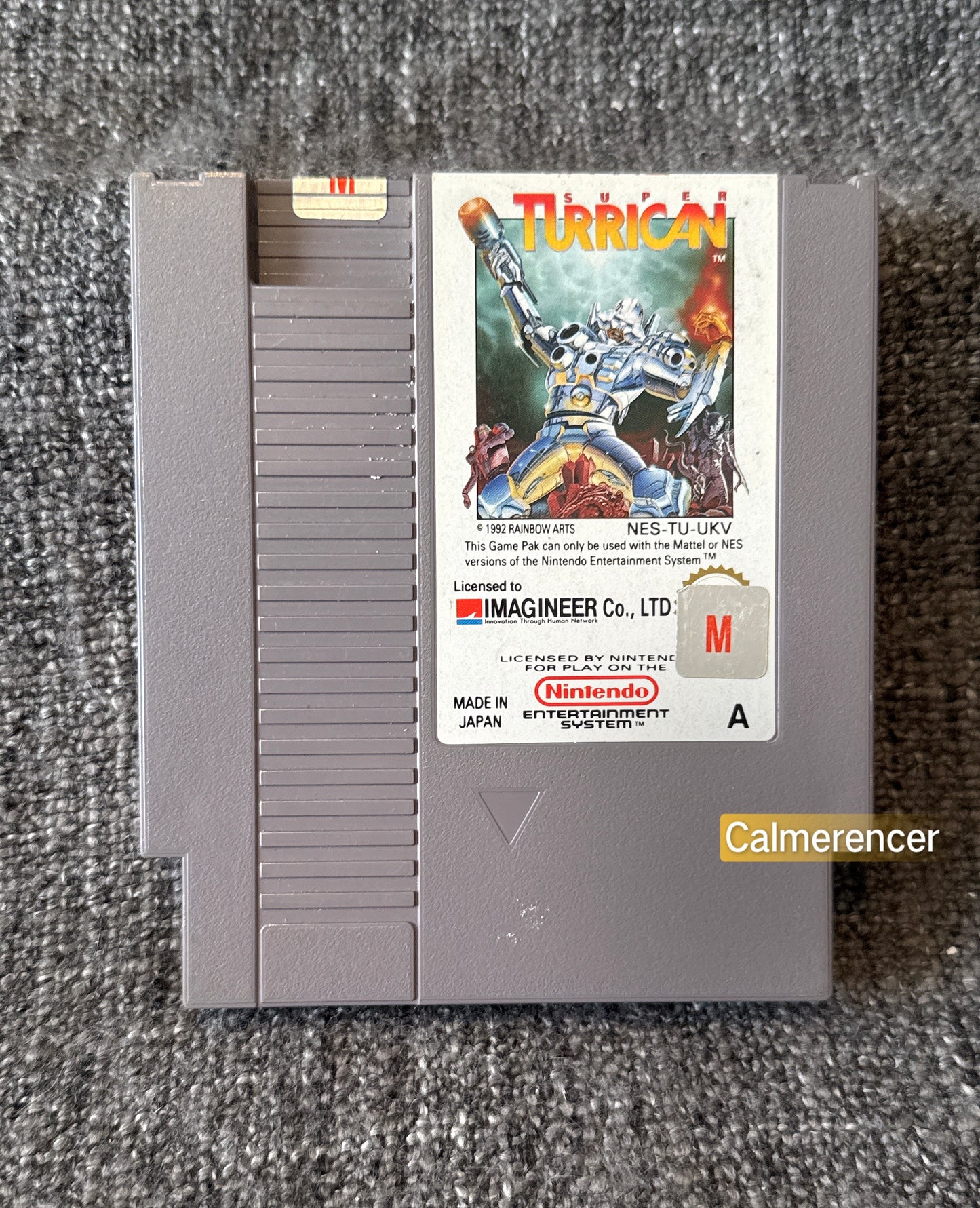 Super Turrican Game - Nes - Nintendo / Entertainment System - Pal Version