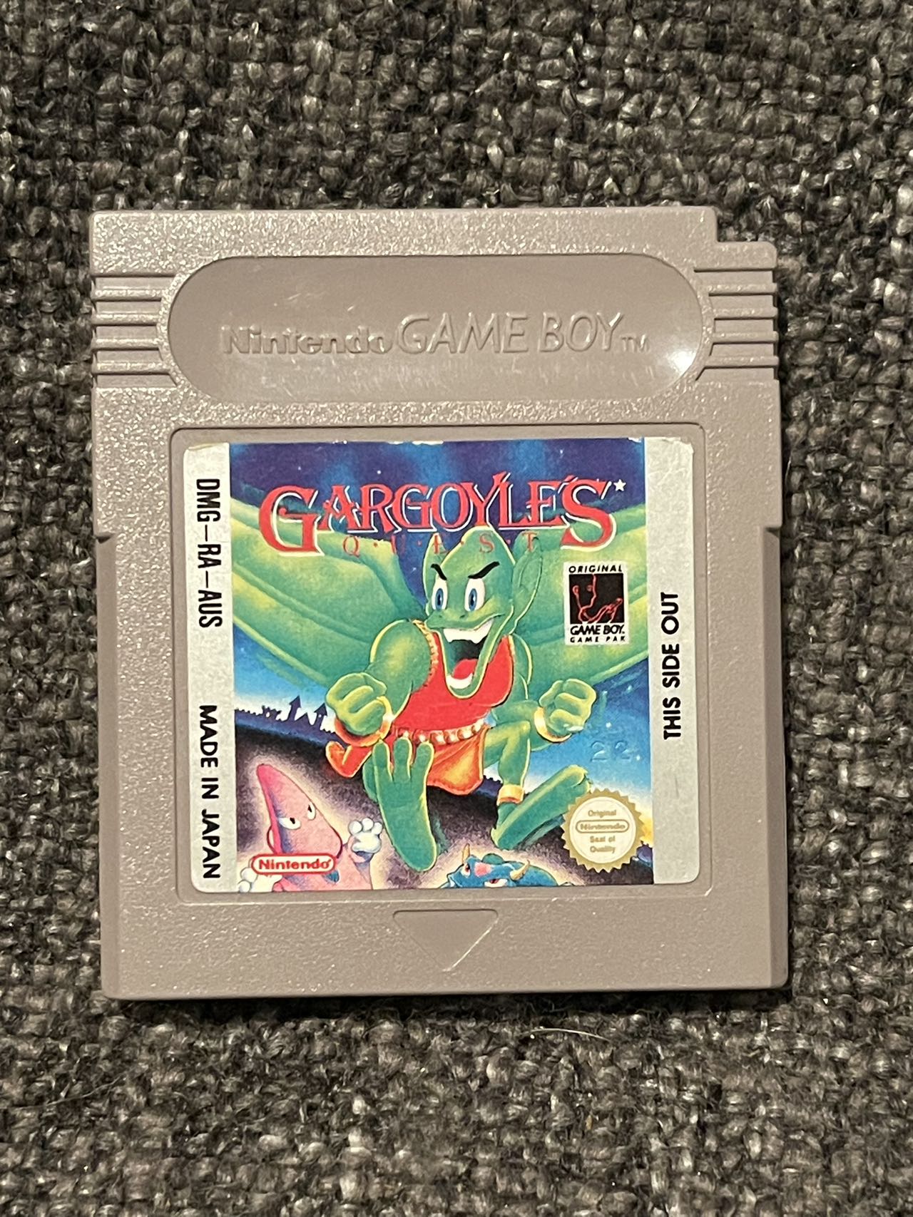 Gargoyles Quest Game - Nintendo Gameboy - Aus Version