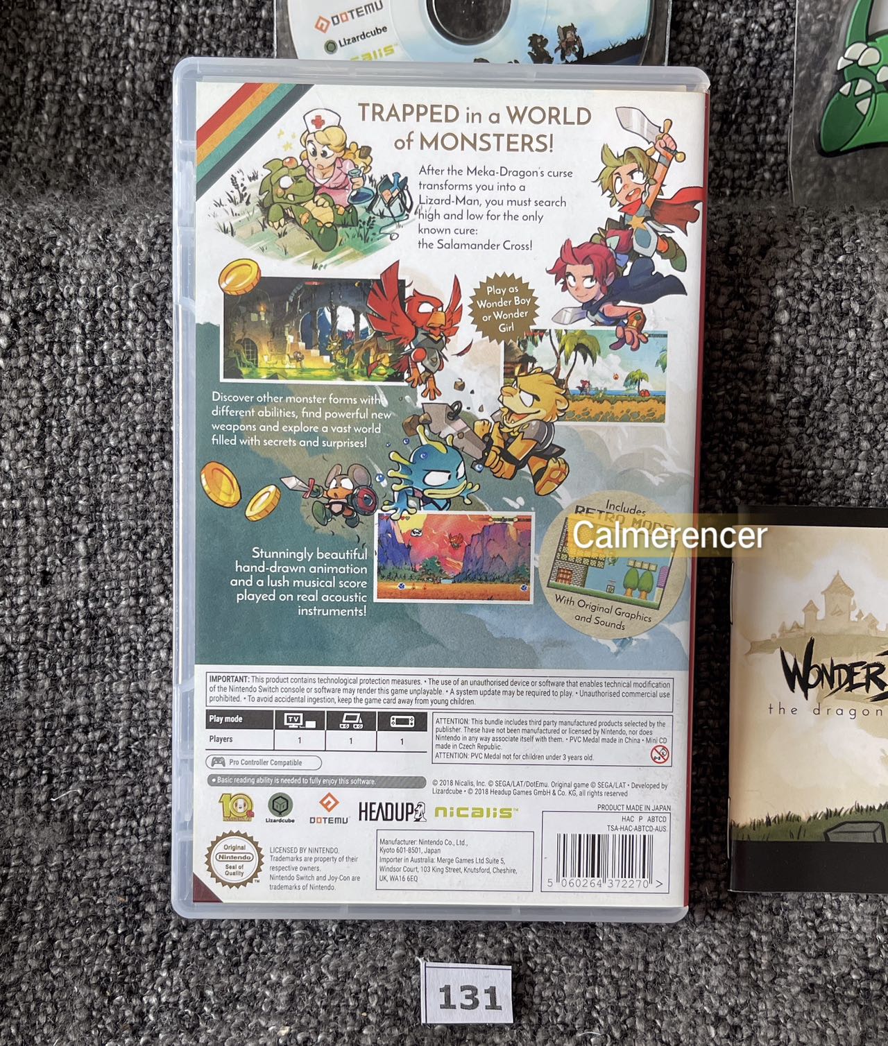 Wonderboy 3 The Dragons Trap Game - Nintendo Switch