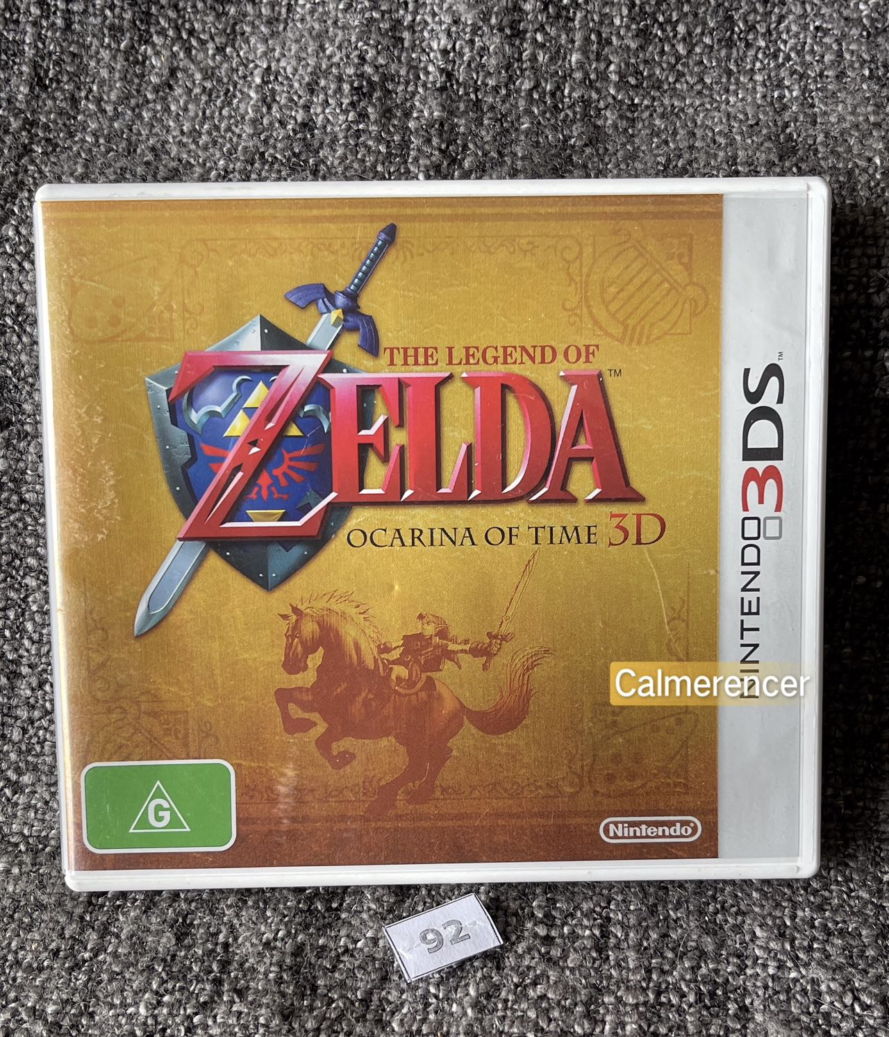 The Legend Of Zelda Ocarina of Time 3D Game Nintendo 3DS